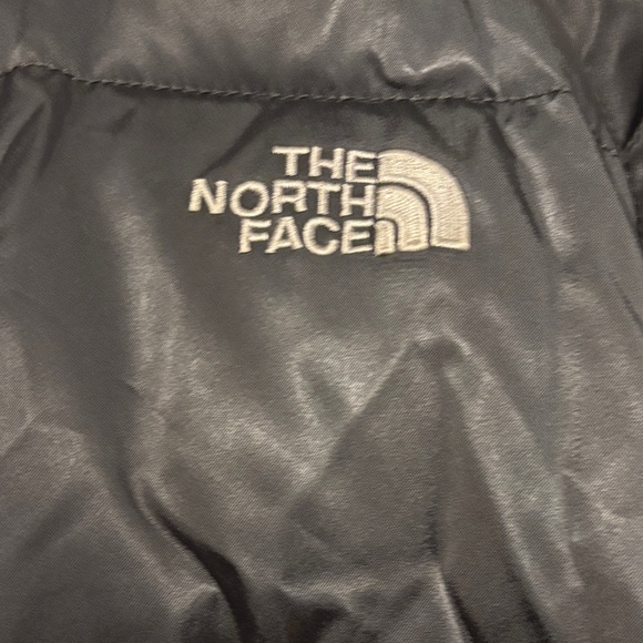 The North Face Black Down Jacket with Faux Fur Hood - Picture 3 of 4